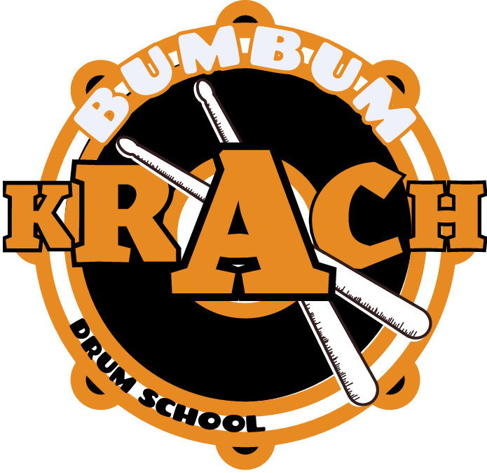 Logo Schlagzeug Unterricht Bum Bum Krach Drumschool